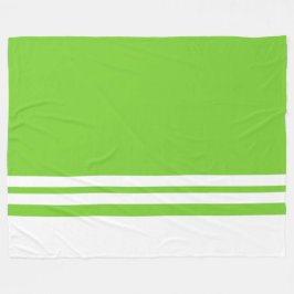 Fun, weiße Streifen auf der Unterseite auf der Lim Fleecedecke