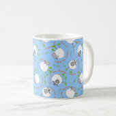 Fun Welsh Sheep Custom Coffee Tasse (VorderseiteRechts)