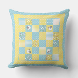 Fun Welsh Sheep, Imitate Patchwork, Kissen oder Ki