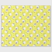 Fun Welsh Sheep, Wales Forever Custom Giftwrap Geschenkpapier (Flach)