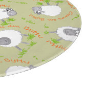 Fun Welsh Sheep, Wales Forever Cutting Board Schneidebrett (Ecke)