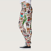 Fun Western Pattern Christmas Leggings (Links)