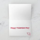 Fun Westie Valentine Card Feiertagskarte (Innenseite)