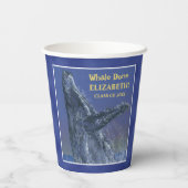 Fun Whale Graduation Party Cup Pappbecher (Rückseite)