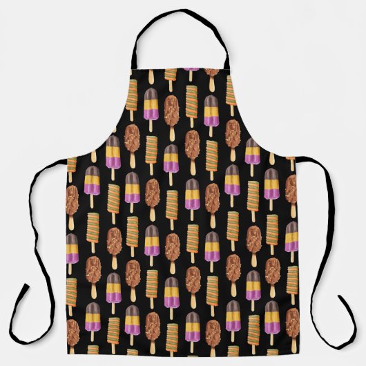 Fun Whimical Popcicles Pattern-Schürze Schürze (Vorderseite)