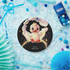 Fun Whimsical Duck Birthday Pappteller