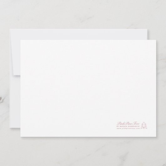 Fun Whimsical Hand Drawn Light White Save The Date (Rückseite)