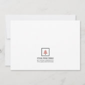 Fun Whimsical Hand gezogen Olive Green Weiß Save The Date (Rückseite)