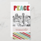 Fun Whimsical Weihnachts-Fotokarte Feiertagskarte (Vorne/Hinten)