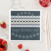 Fun Whimsy Fish Designer Geburtstag Serviette (Beispiel)