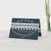 Fun Whimsy Künstlerisch Paper Karte (Rückseite)