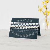 Fun Whimsy Künstlerisch Paper Karte (Gelbe Blume)