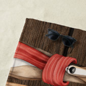 Fun Whippets and Grehyounds Hunde in Scarves Strandtuch (Beispiel)