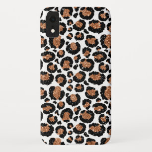 Fun White and Gold Foil Geetah Muster Case-Mate iPhone Hülle
