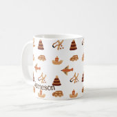 Fun White Brown Kids Toy Flugzeug Boat Geschenk Kaffeetasse (Vorderseite Links)