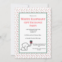 Fun White Elephant Gift Exchange Cute Party