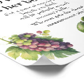 Fun White Garden Baby Wie groß ist ihr Bauchspiel Poster (Ecke)