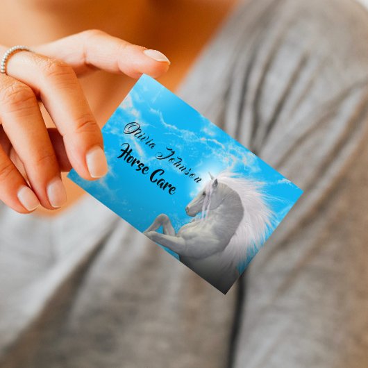 Fun White HorCare Visitenkarte