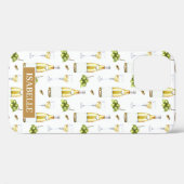 Fun White Wine Pattern Case-Mate iPhone Hülle (Rückseite (Horizontal))