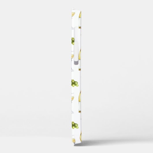 Fun White Wine Pattern Case-Mate iPhone Hülle (Rückseite / Links)