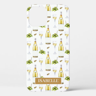Fun White Wine Pattern Case-Mate iPhone Hülle
