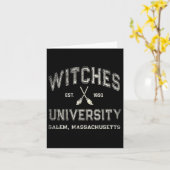 Fun Wiccan Hexes Universität Salem Machusetts mit Karte (Gelbe Blume)