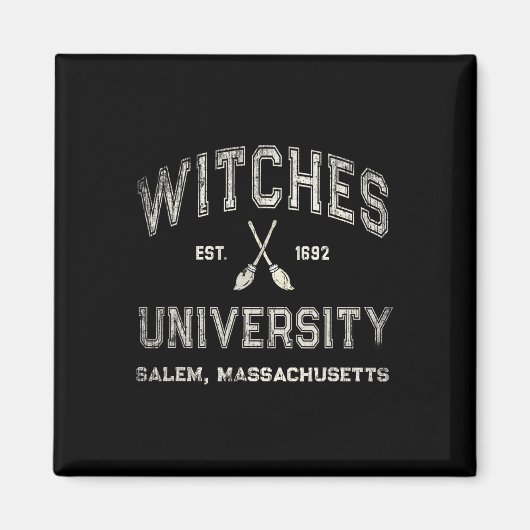 Fun Wiccan Hexes Universität Salem Machusetts mit Magnet (Vorne)