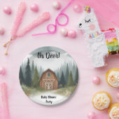 Fun Wild Mutter zu Wood Woodland Kinderdusche Pappteller (Party)