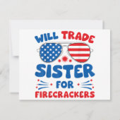 Fun Will Trade Sister für Firecrackers Funny USA 4 (Rückseite)
