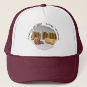 Fun Wine Lovers Hat! Truckerkappe (Vorderseite)