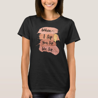 Fun Wine Party Bachelorette Mädchen T-Shirt