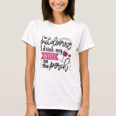 Fun Wine T - Shirt (Vorderseite)