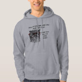 Fun Wise Owl hört auf, Zitat Tierisches Spaß anzuf Hoodie (Vorderseite)