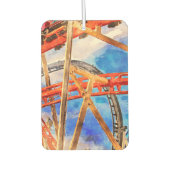 fun with roller coaster tote bag autolufterfrischer (Vorderseite)