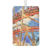 fun with roller coaster tote bag autolufterfrischer (Rückseite)