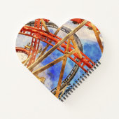 fun with roller coaster tote bag notizblock (Rückseite)