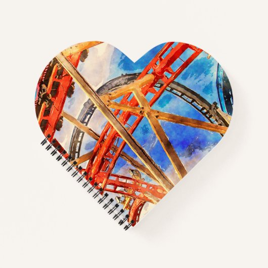 fun with roller coaster tote bag notizblock (Vorderseite)