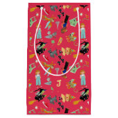 Fun Wizard of Oz on red children's design Kleine Geschenktüte (Vorderseite)