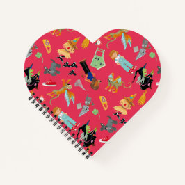 Fun Wizard of Oz on red children's design Notizblock