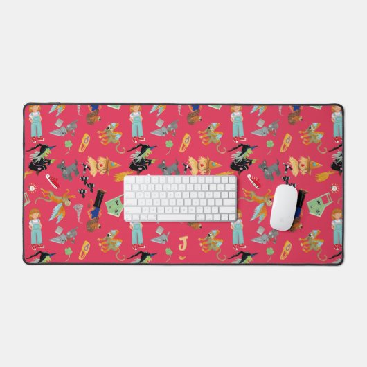Fun Wizard of Oz on red children's design Schreibtischunterlage (Tastatur & Maus)