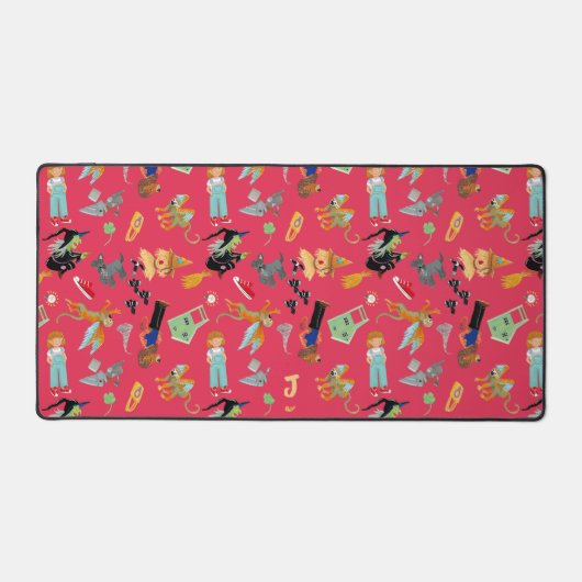 Fun Wizard of Oz on red children's design Schreibtischunterlage (Vorderseite)