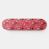 Fun Wizard of Oz on red children's design Skateboard (Horizontal)