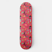 Fun Wizard of Oz on red children's design Skateboard (Vorderseite)