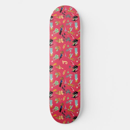 Fun Wizard of Oz on red children's design Skateboard (Vorderseite)