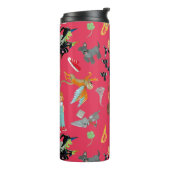 Fun Wizard of Oz on red children's design Thermosbecher (Nach links gedreht)