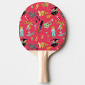 Fun Wizard of Oz on red children's design Tischtennis Schläger (Vorderseite)