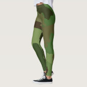 Fun Woodland Camouflage mit größeren Splotches Leggings (Links)