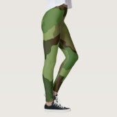 Fun Woodland Camouflage mit größeren Splotches Leggings (Rechts)