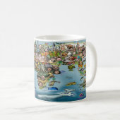 Fun World Map Kaffeetasse (VorderseiteRechts)