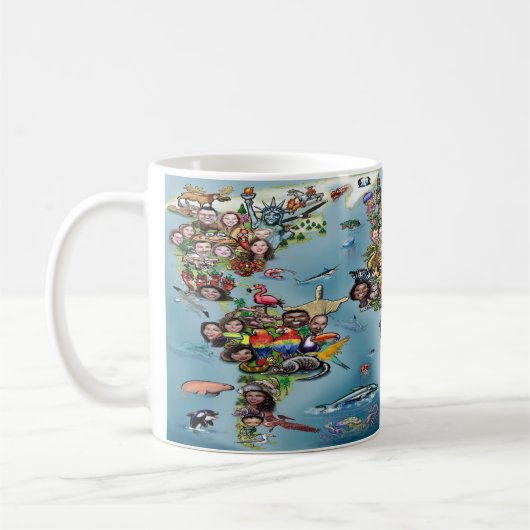 Fun World Map Kaffeetasse (Links)